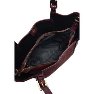 Tote Anna Luchini Bordeaux