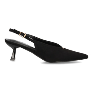Zapatos slingback elegantes de tacón fino para mujer
