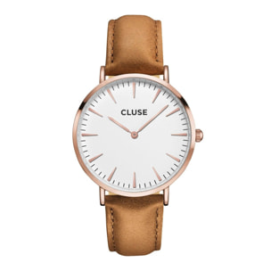 Reloj Cluse CL18011 Unisex Analogico Cuarzo con Correa de Cuero