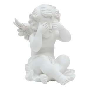 Ange déco H.23cm blanc