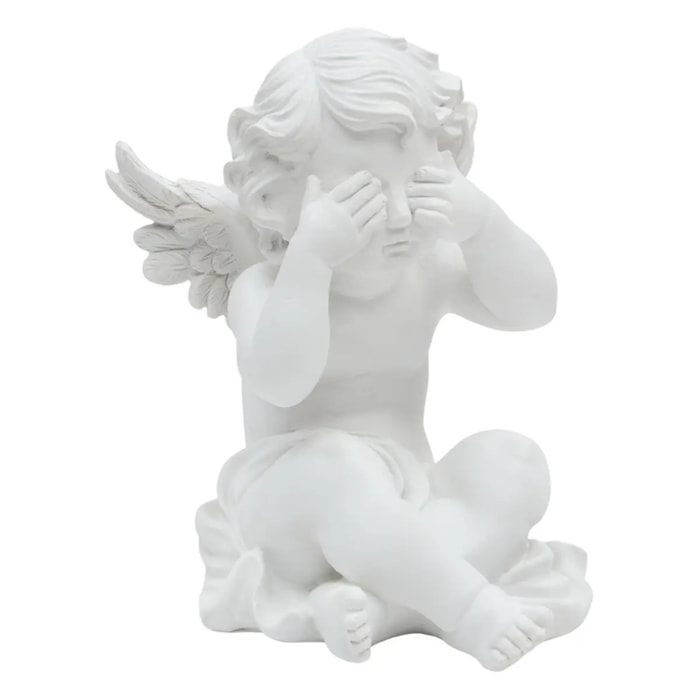 Ange déco H.23cm blanc
