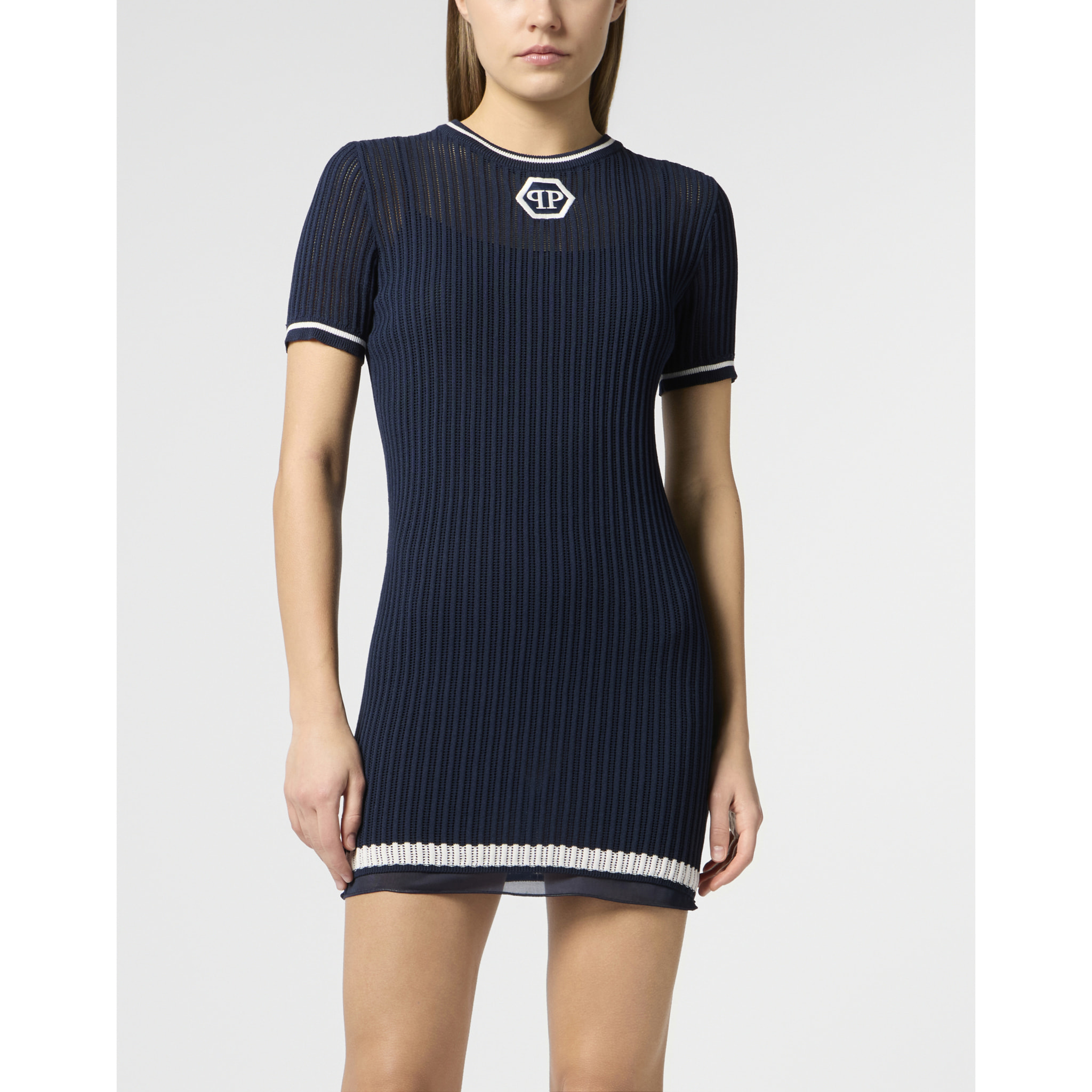 PHILIPP PLEIN T-Shirt Dress Hexagon