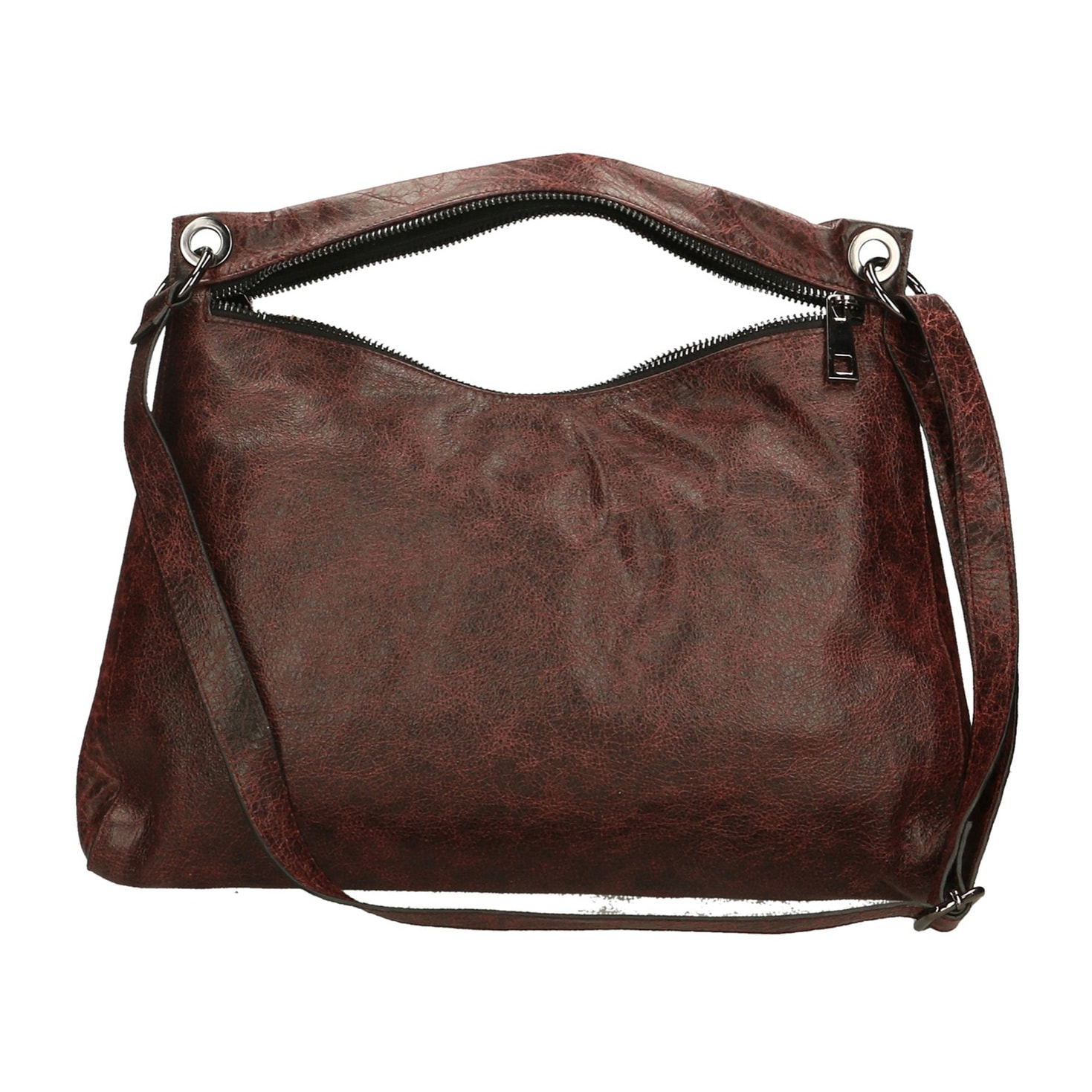 Borsa a spalla da donna - Modello Ondina - Vera pelle - 29.0 x 38.0 x 10.0 cm