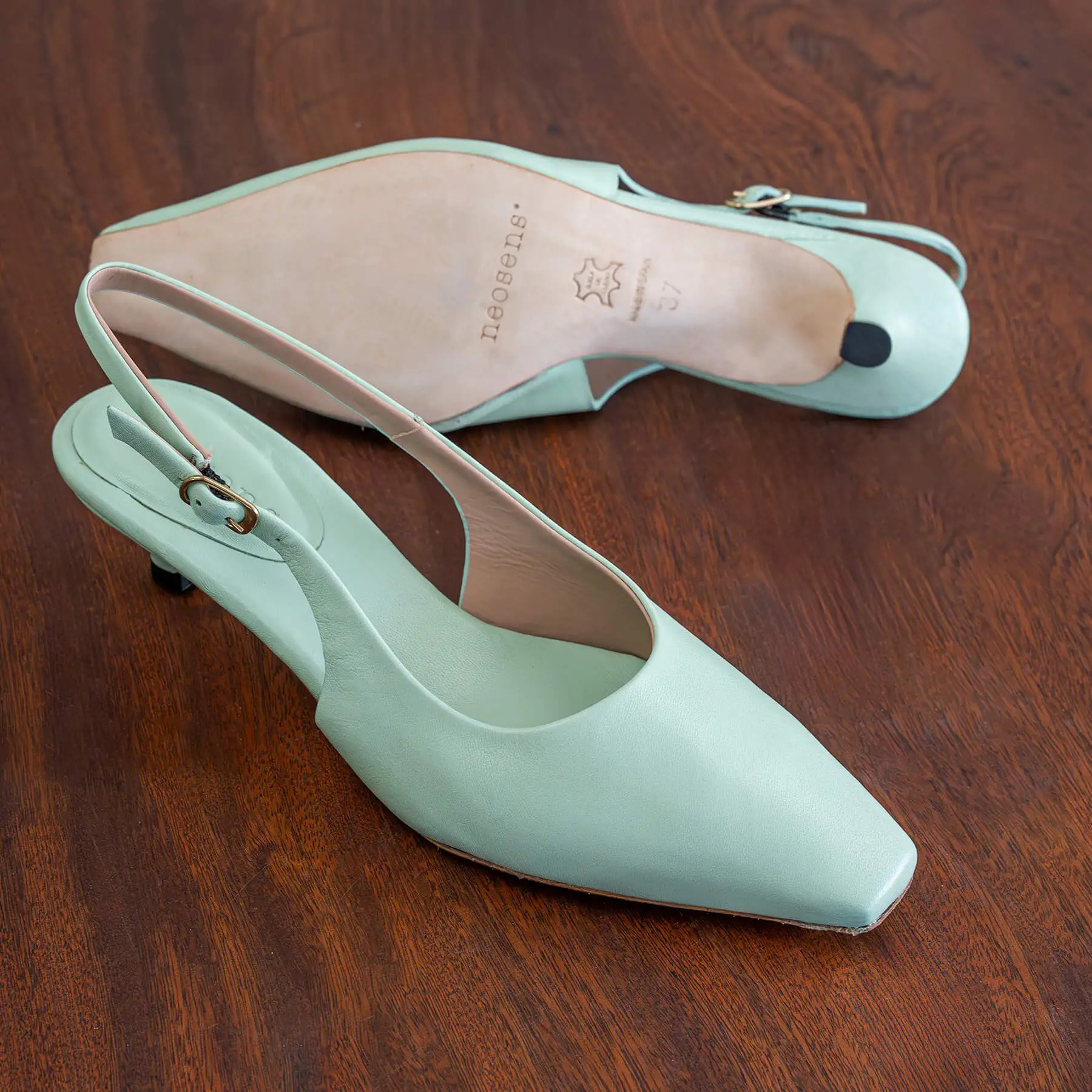 Sandalias con tacón S3024 NAPPA CREAM ALEDO color Cream