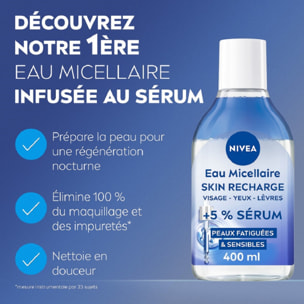 Pack de 2 - Nivea - Eau Micellaire SKIN REGEN infusée Sérum Panthenol 400ml