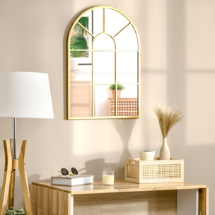 Espejo Decorativo de Pared 50x70 cm Espejo de Ventana para Salón Dormitorio