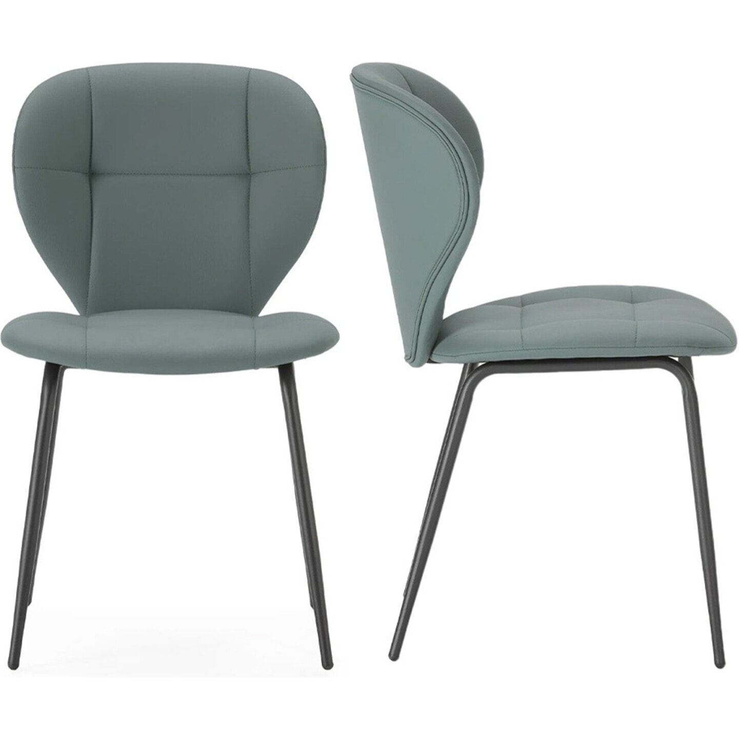 Lot de 2 chaises en tissu - SVEA