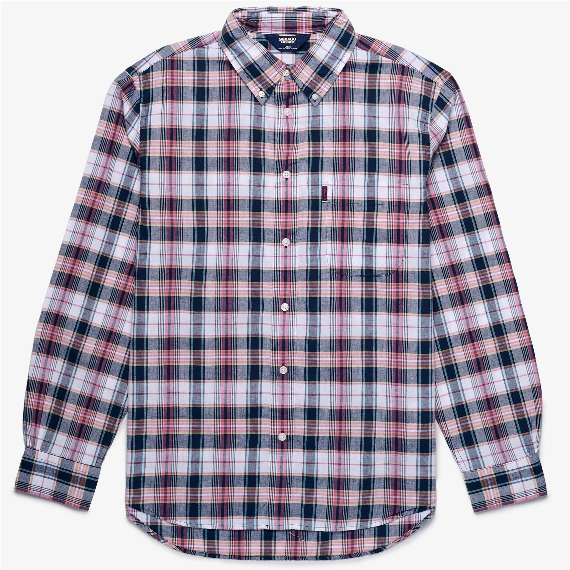 Camicie Sebago Uomo Blu BRIG