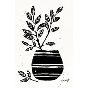 Deco murale Poterie et botanique Tableau plexiglas