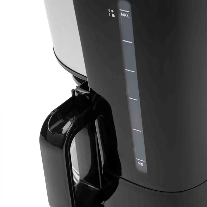 Cafetera de goteo JATA JECA1512 de 6 a 18 tazas. Filtro permanente. Capacidad de 1,5 L