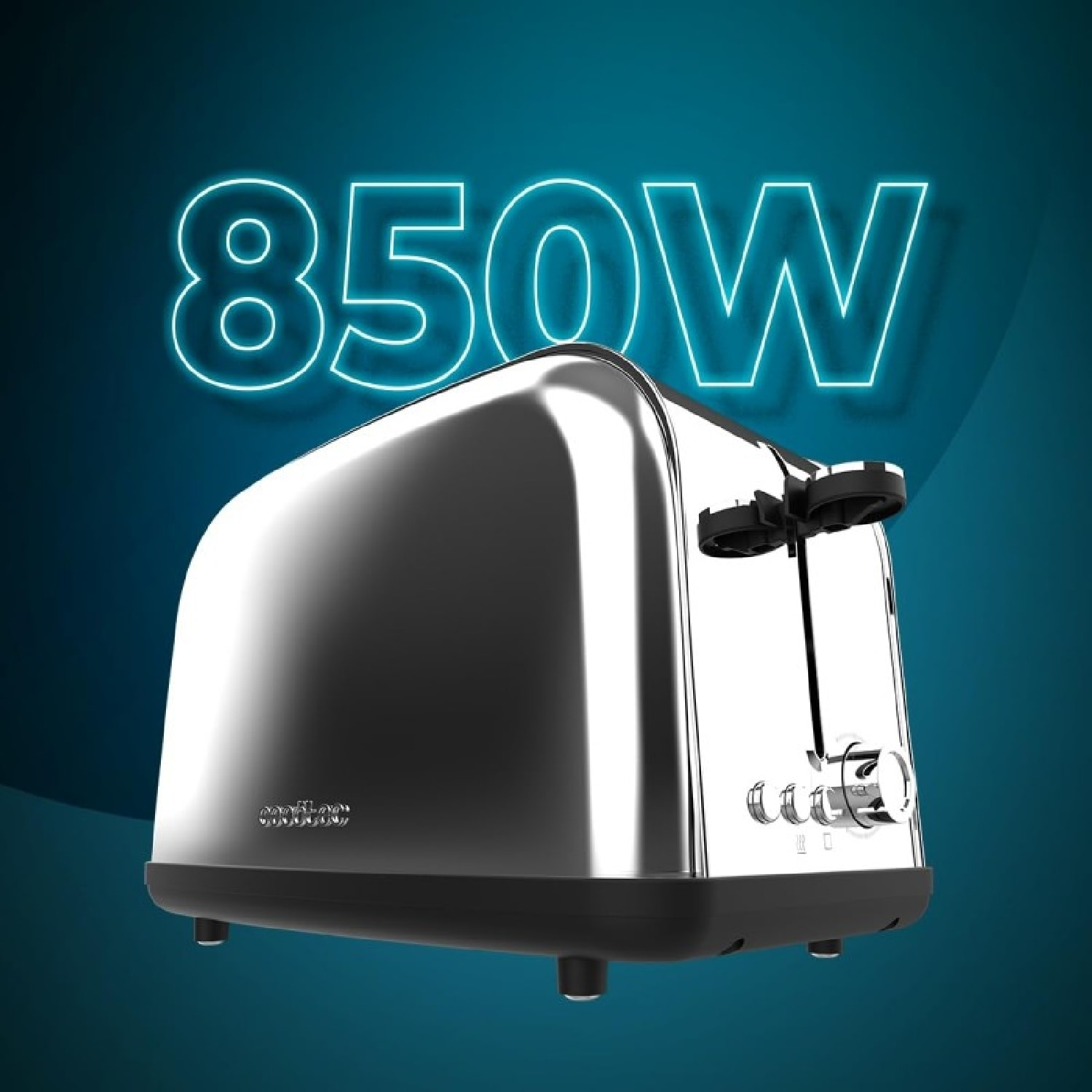 Cecotec Grille-pain vertical Toastin' time 850 Inox Lite