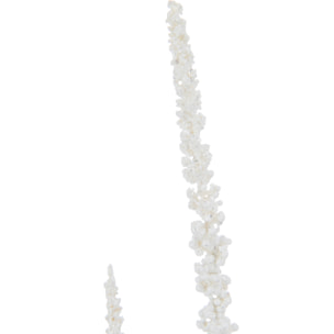 J-Line décoration Branche Astilbe 5 Parties - plastique - blanc - 24 pcs