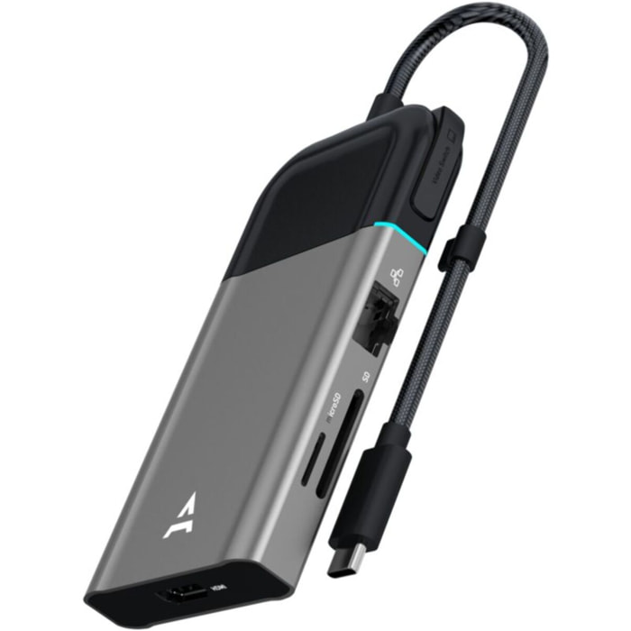 Hub USB C ADEQWAT USB-C / multiports 8 en 1