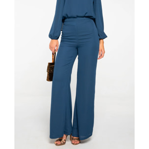 Pantalón de gasa fluido.