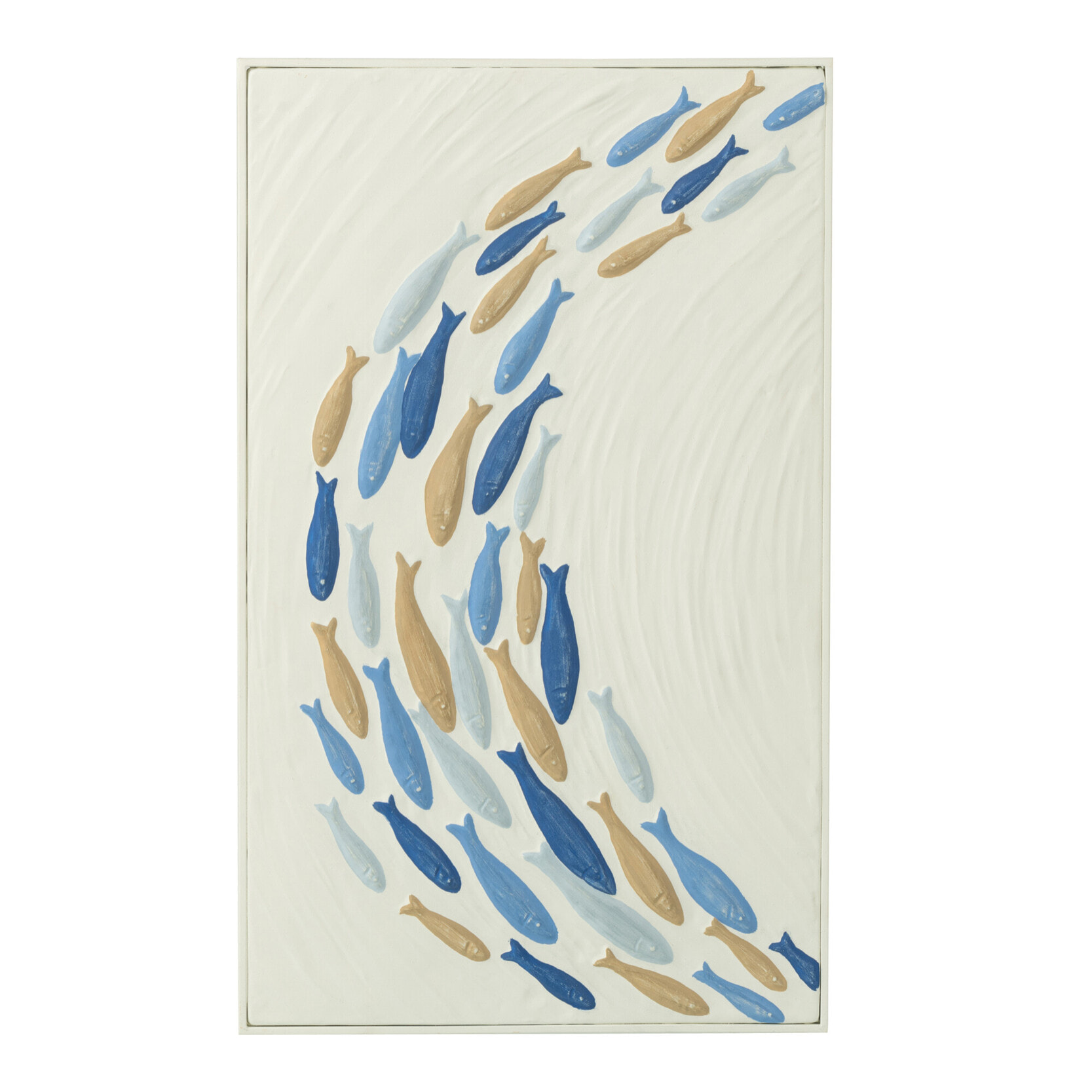 J-Line Decoration Murale Banc De Poisson Doli Fer Mix