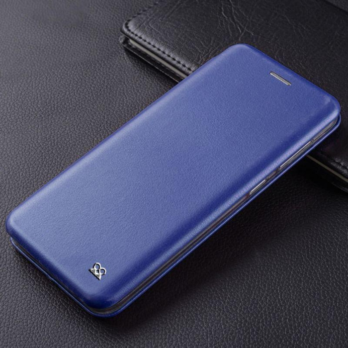 Etui IBROZ Huawei P40 Lite Cuir bleu
