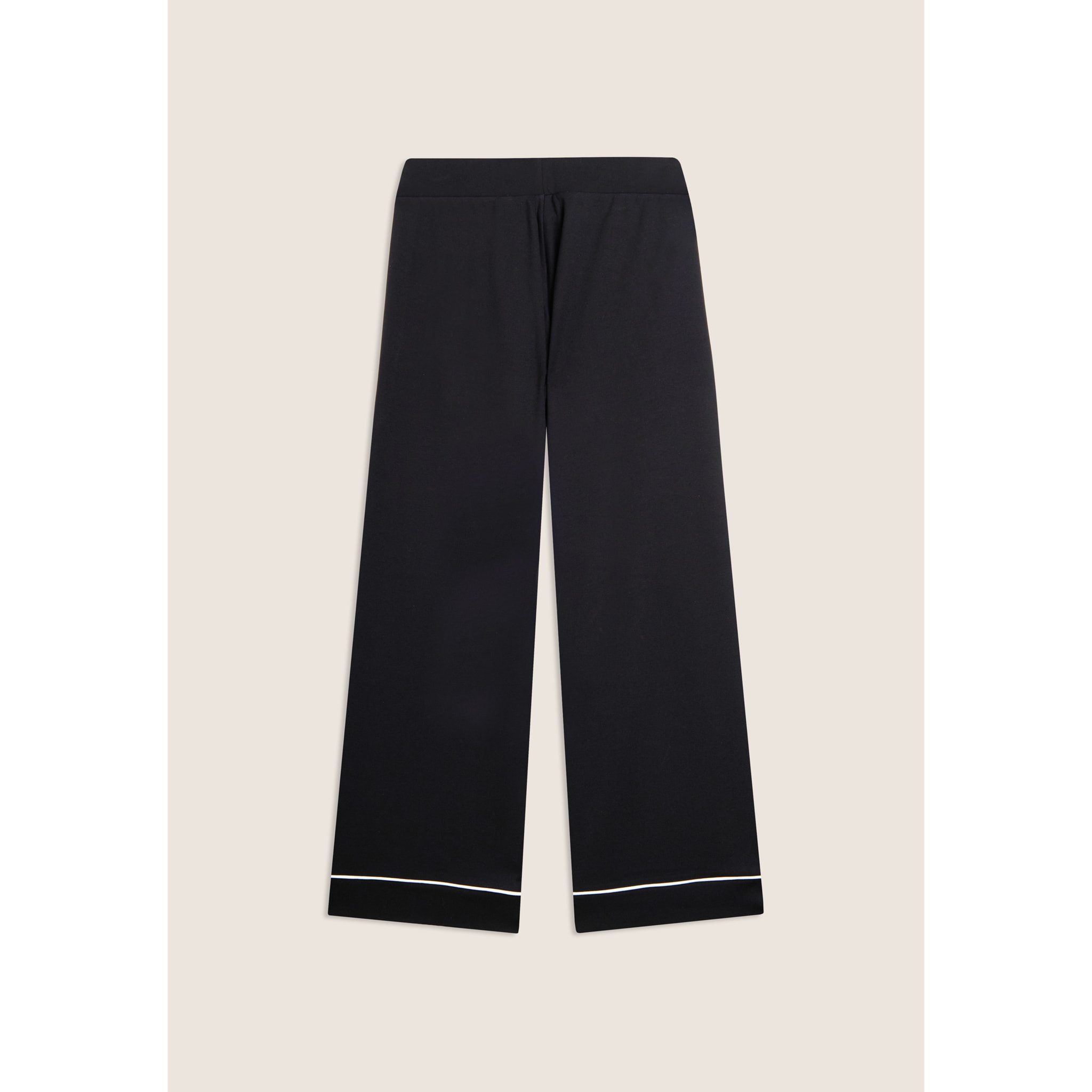 Pantaloni Sportivi Wide Leg Cropped con tasche interne