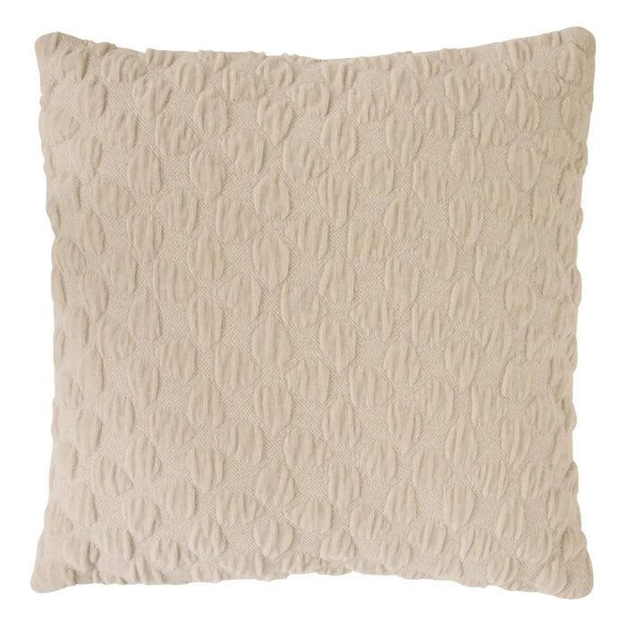Coussin Nova beige lin 40x40cm