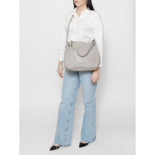 Borsa a mano da donna Made in Italy - Modello Ereba - 100% pelle - 38.0 x 30.0 x 12.0 cm