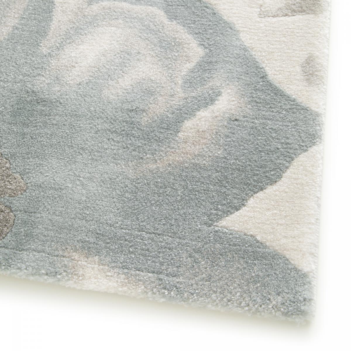 Tapis salon et chambre tissé motif floral VALO