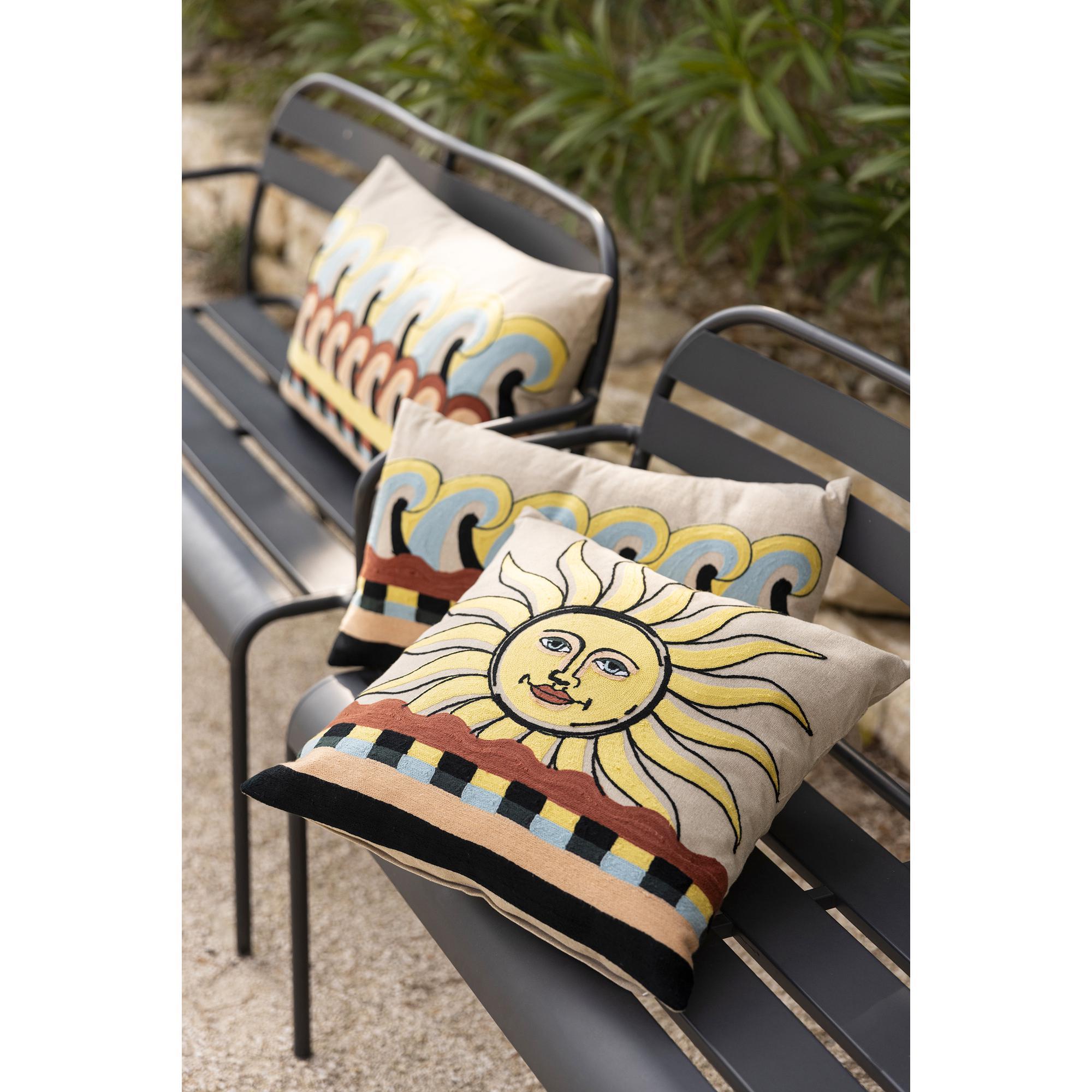 Coussin brodé Adria