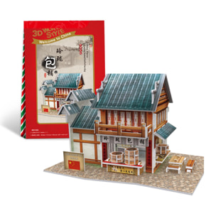 Puzzle 3D WORLD STYLE CINA ORIENTALE NEGOZIO LINGLONG tradizionale