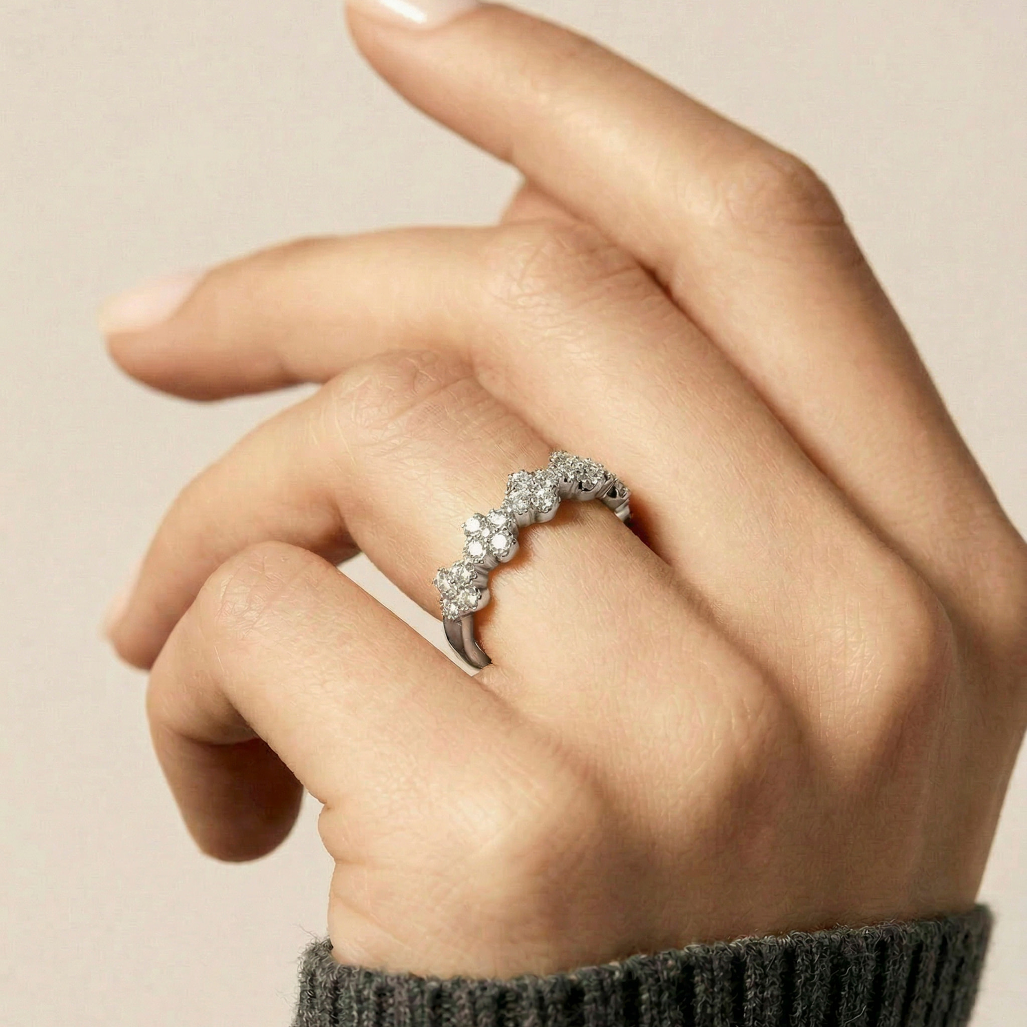 Anillo Siskal acabado plata