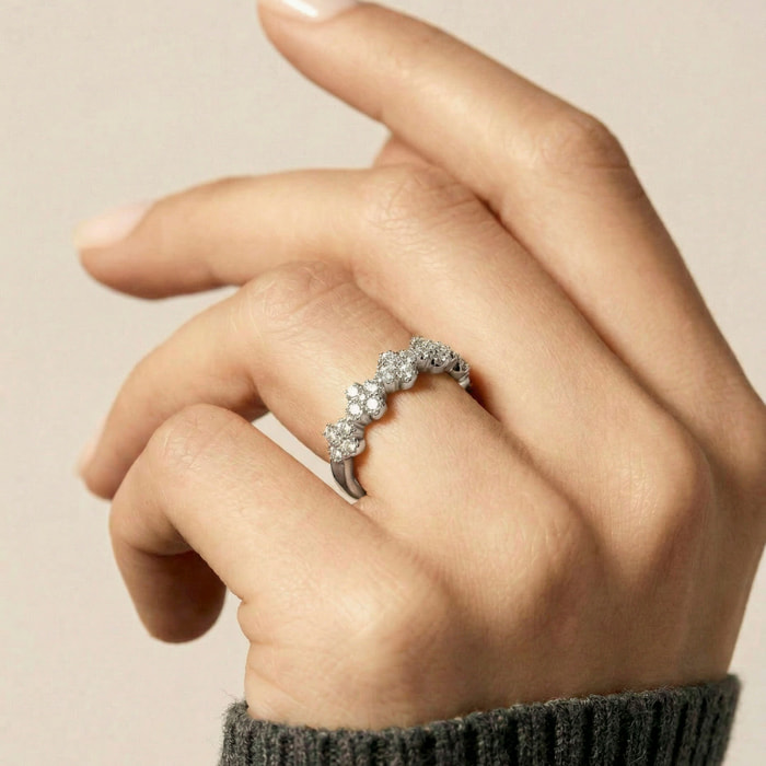 Anillo Siskal acabado plata