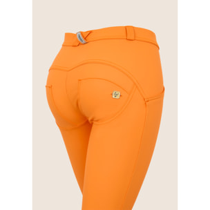 Pantaloni push up WR.UP® 7/8 superskinny similpelle ecologica