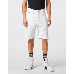 PHILIPP PLEIN Pantalones cortos vaqueros