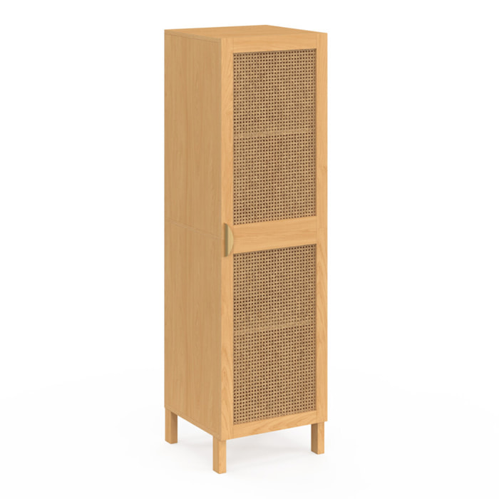 Armoire Eve 1 porte cannage H120cm