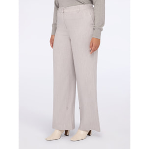 Fiorella Rubino - Pantalones de Pierna Ancha - Beige