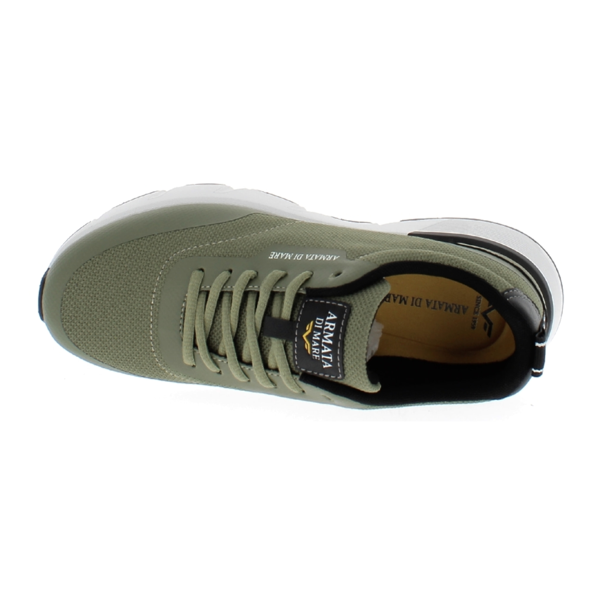 Armata di Mare Scarpe Uomo Sneakers Casual Stringate con Soletta Rimovibile in Memory Foam AMU S24L512 Khaki