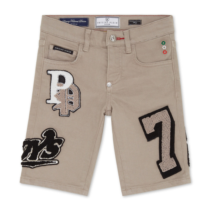 PHILIPP PLEIN SHORTS VAQUEROS FERMENTERA BULLDOGS
