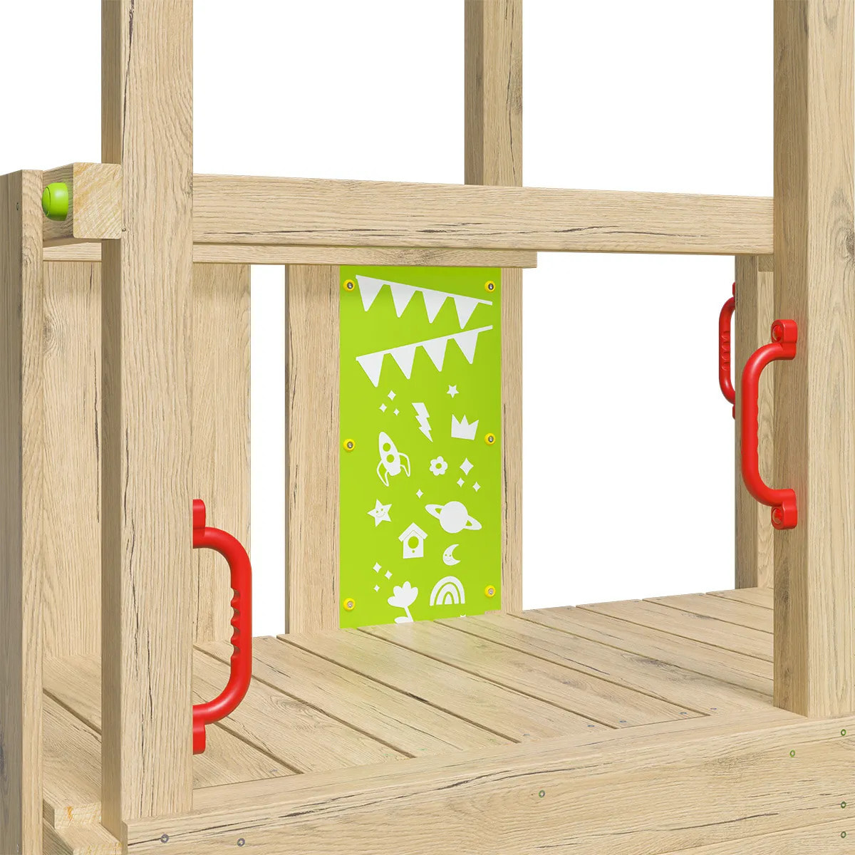 Aire de jeux bois 2,20 m ZESTY XPRESSION XL - 14 enfants