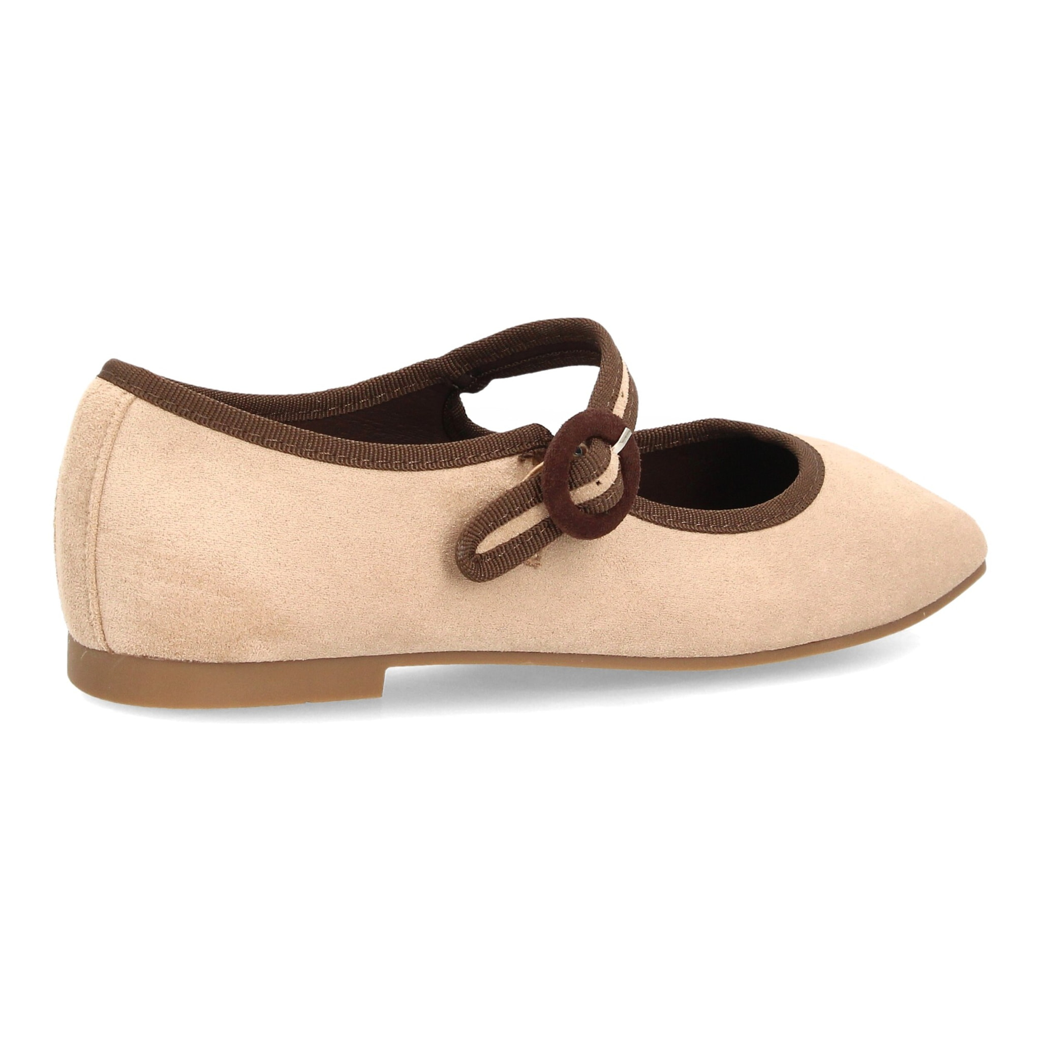 Bailarinas mujer con hebilla circular ajustable