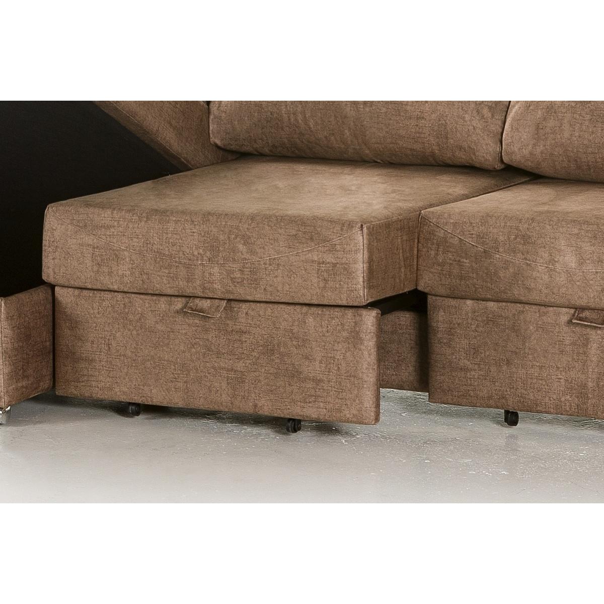 Chaiselongue Reversible Indico Camel Izquierda