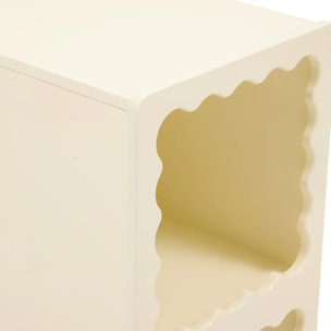 Meuble de rangement Enfant Bouli 2 Cases Beige 31x30x64 cm