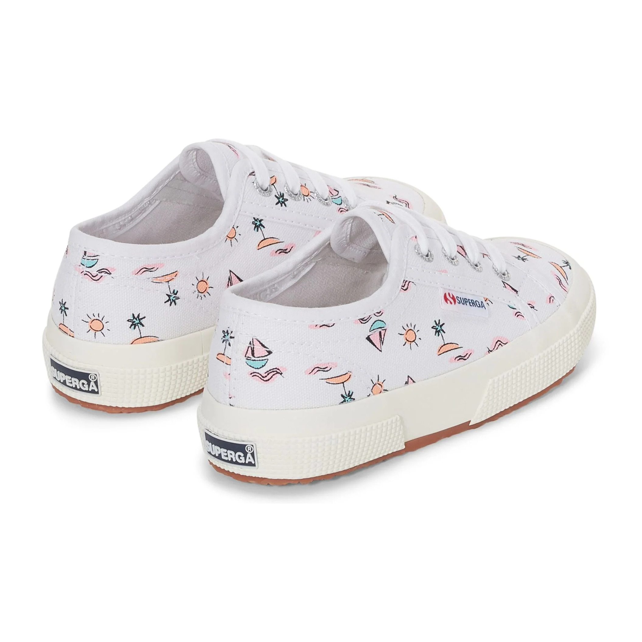 Le Superga Superga Bambino Bianco 2750 KIDS SEA PRINT