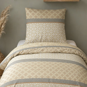 Parure de couette 2pcs 100% microfibre 55gsm sofra naturel