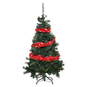 Guirlande de Noël ruban Poinsettia 12cmx5cm