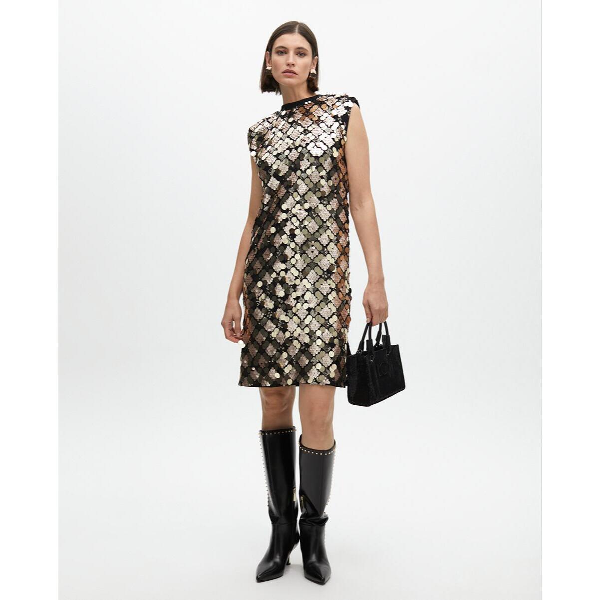 Abito Lungo di Paillettes