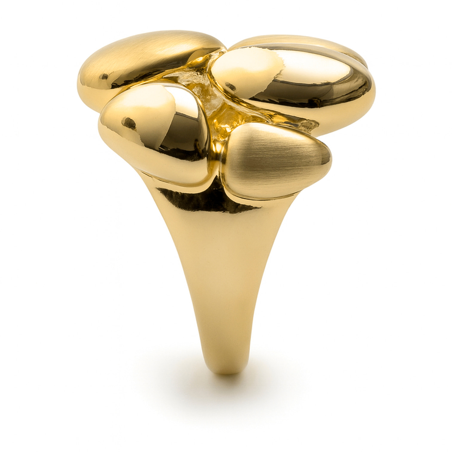 Anillo Vasak acabado oro amarillo 18k