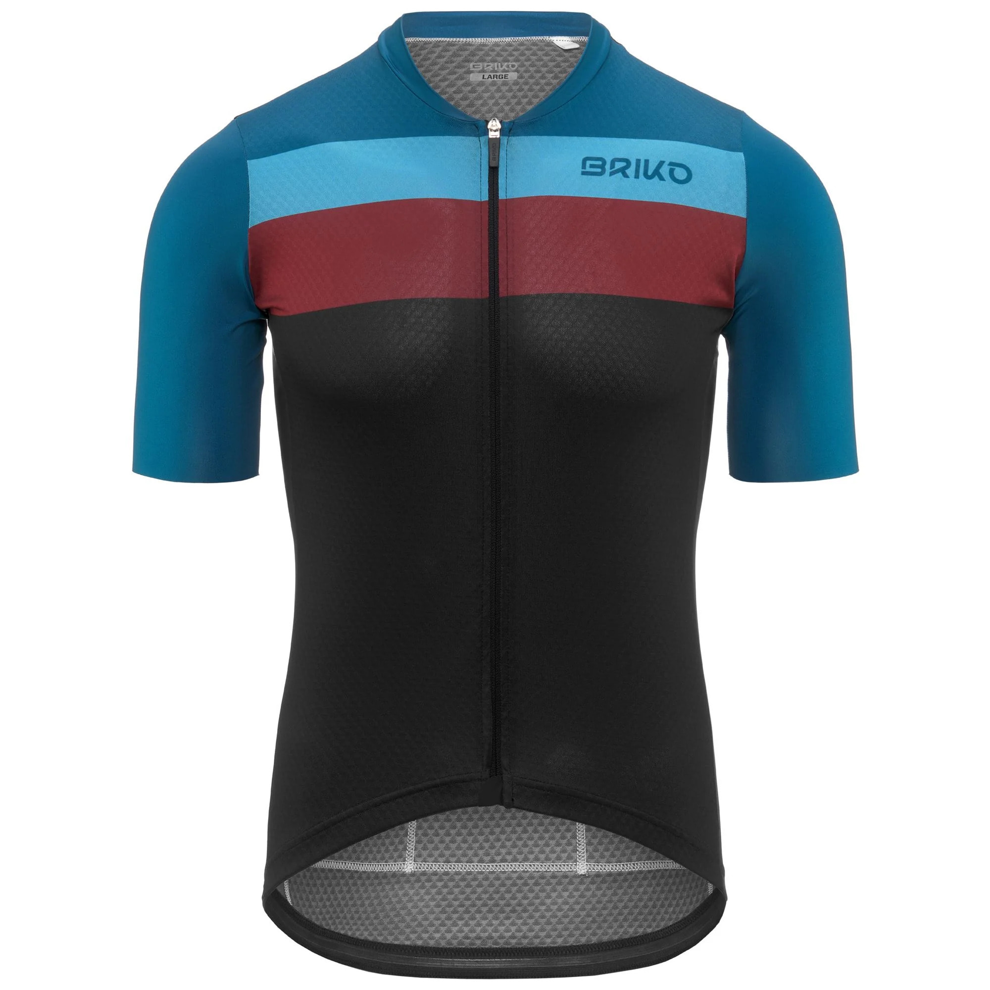 Maglie gioco Briko Uomo Nero Jerseyko Stripe