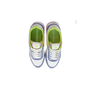 Sneakers U.S. Polo Assn Periwinkle-Lime