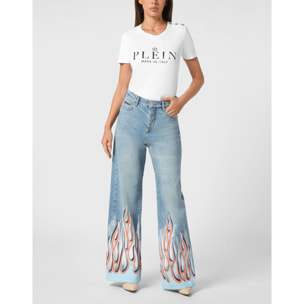 PHILIPP PLEIN Vaqueros Skater fit FLAME