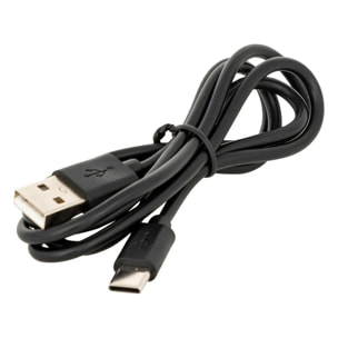 Lampe à poser led USB "Zola" noir H20cm