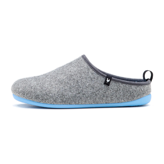 Zapatillas De Casa Lanna Man Gris & Azul