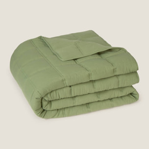 Colcha de microfibra Kong color verde Poliéster