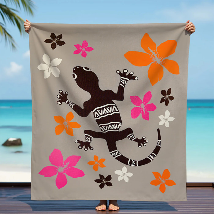 Serviette de plage microfibre - Tavira - 140x170cm - 220g/m²